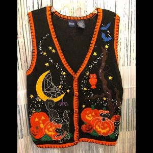 Halloween sweater vest